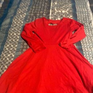 Red dress girls 7/8